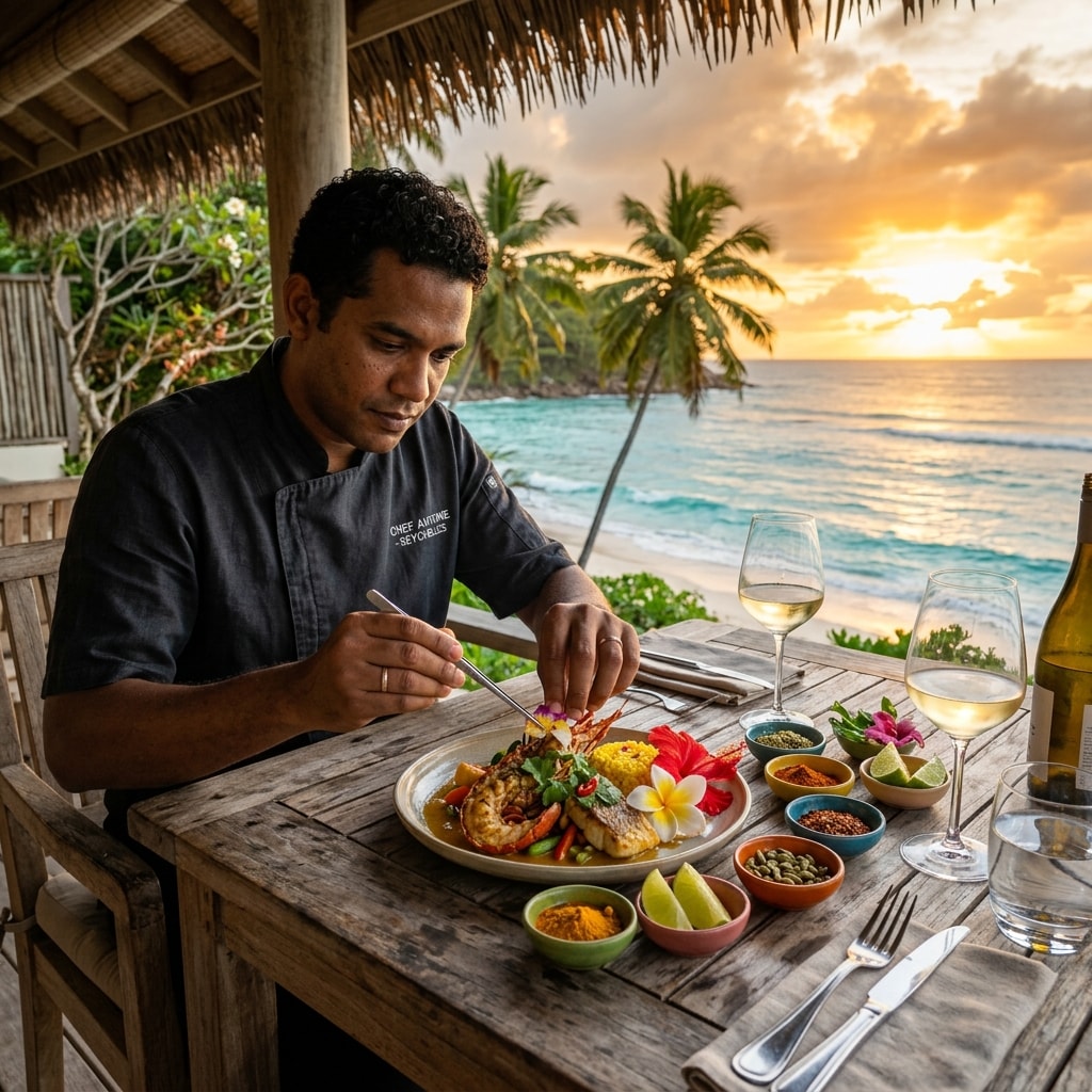 Fresh island ingredients and tropical cuisine